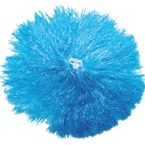 Pom pom plastique - 110 gr - bleu