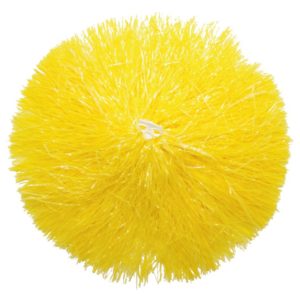 Pom pom plastique - 110 gr - jaune