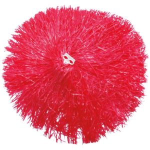 Pom pom plastique - 110 gr - rouge