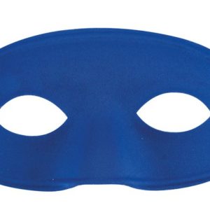 Loup tissu domino - bleu