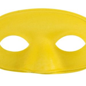Loup tissu domino - jaune