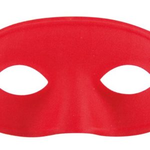 Loup tissu domino - rouge