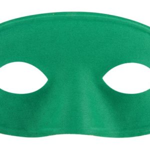 Loup tissu domino - vert