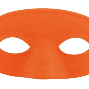 Loup tissu domino - orange