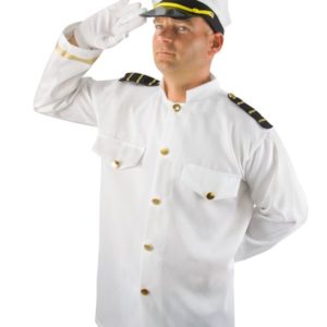 Costume adulte luxe capitaine - taille unique