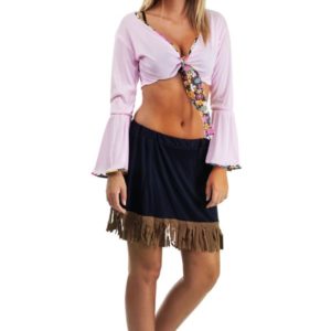 Costume adulte hippie femme - taille unique