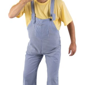 Costume adulte luxe salopette Coluche - taille unique
