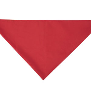 Bandana - tissu uni rouge