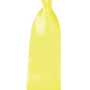 Cravate avec Èlastique - jaune fluo