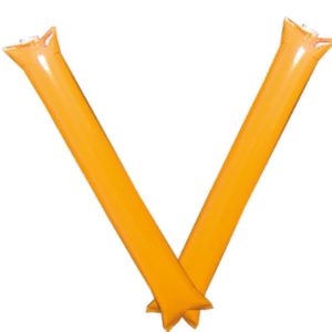 Clap clap gonflable 60 cm - la paire - orange