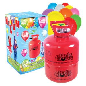 Bouteille d'hÈlium jetable - 0.25m3 (30 ballons) + 30 ballons inclus - PRIX NET