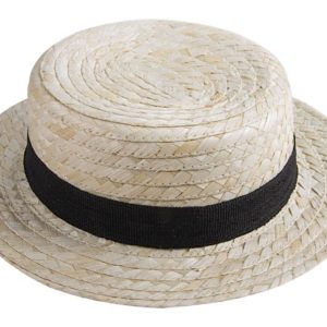 Chapeau paille canotier adulte