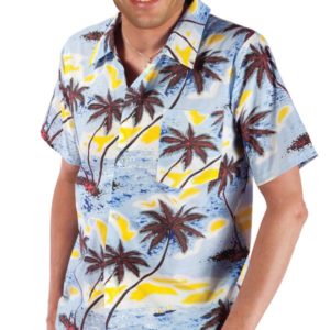 Chemise hawaÔenne - bleu - taille unique
