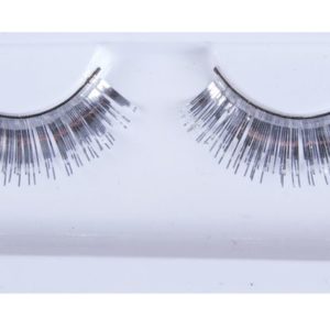 Faux cils auto adhÈsifs - argent - la paire