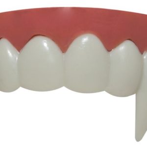 Dentier rigide avec p‚te - vampire