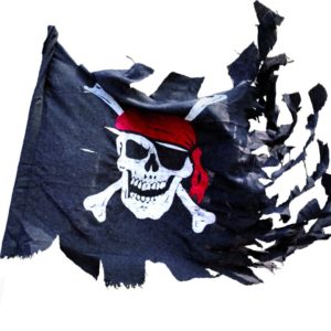 Pavillon pirate dÈchirÈ - 70 x 100 cm