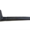 Pipe en plastique - noir - 13 cm