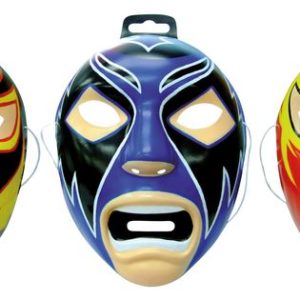 Masque enfant PVC - catcheur - 3 modËles assortis