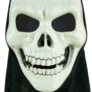 Masque adulte rigide avec cagoule - tÍte de mort
