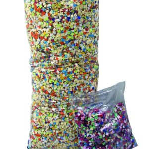 Confettis multicolores dÈpoussiÈrÈs - LUXE - 100 gr