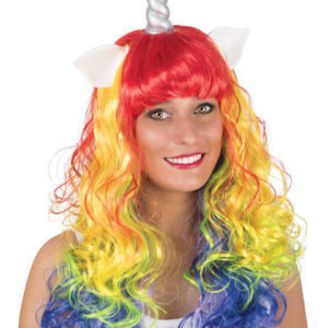 Perruque licorne - multicolore