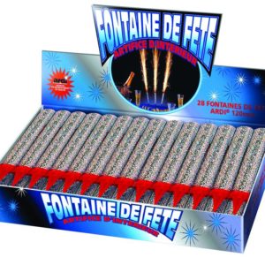 Fontaine de fÍte 120 mm - F1 - Le prÈsentoir de 28 - 50 s - PRIX NET