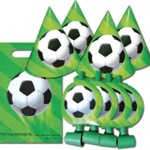 Sachet go˚ter football - 4 chapeaux, 4 sans gÍnes et 4 sachets plastique