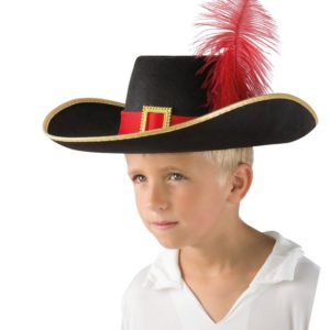 Chapeau feutre mousquetaire enfant