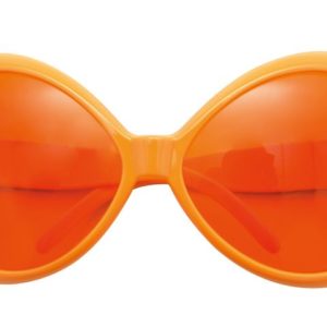 Lunettes plastique - mouche - orange