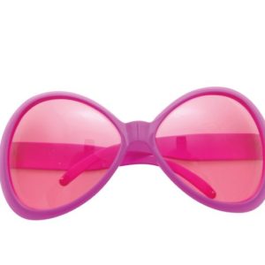 Lunettes plastique - mouche - rose