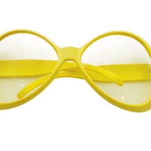 Lunettes plastique - mouche - jaune