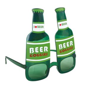 Lunettes plastique - bouteille de biËre - vert