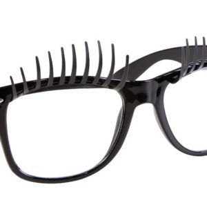 Lunettes plastique avec faux cils