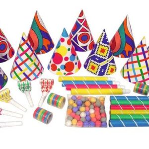 Cotillons - multicolore - sachet 10 personnes