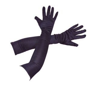 Gants longs - 56 cm - noir - la paire