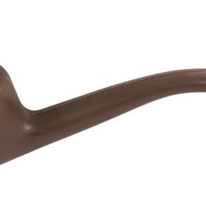 Pipe en plastique - marron - 12 cm