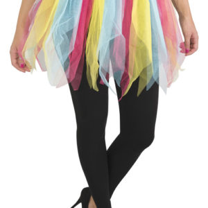 Tutu en tulle - arc-en-ciel