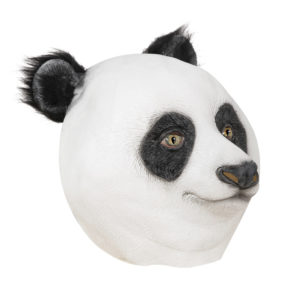 Masque adulte latex intÈgral panda