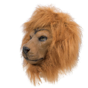 Masque adulte latex intÈgral lion