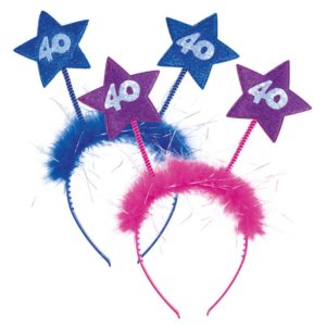 Serre-tÍte Ètoile 40 - rose et bleu assortis