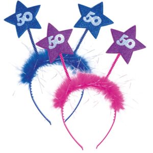 Serre-tÍte Ètoile 50 - rose et bleu assortis