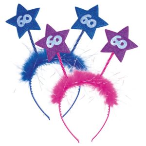 Serre-tÍte Ètoile 60 - rose et bleu assortis