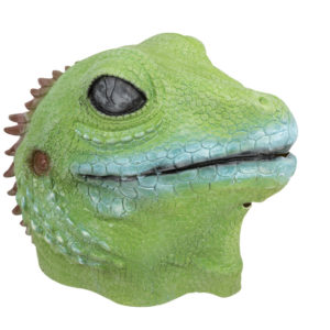 Masque adulte latex intÈgral lÈzard