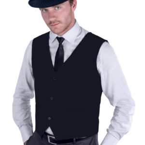Gilet sans manches - tissu noir - L/XL