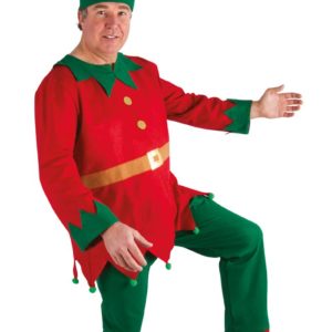 Costume adulte lutin homme - feutrine - taille unique