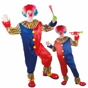 Costume adulte combinaison clown - taille unique
