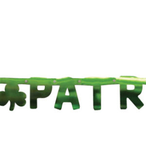 Guirlande carton - "Happy St Patrick" - vert