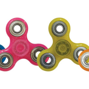 Spinner - fluo avec paillettes - couleurs assorties - PRIX NET