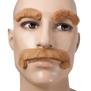 Moustache + sourcils - ch‚tain
