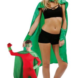 Costume adulte super hÈros - vert  - taille unique